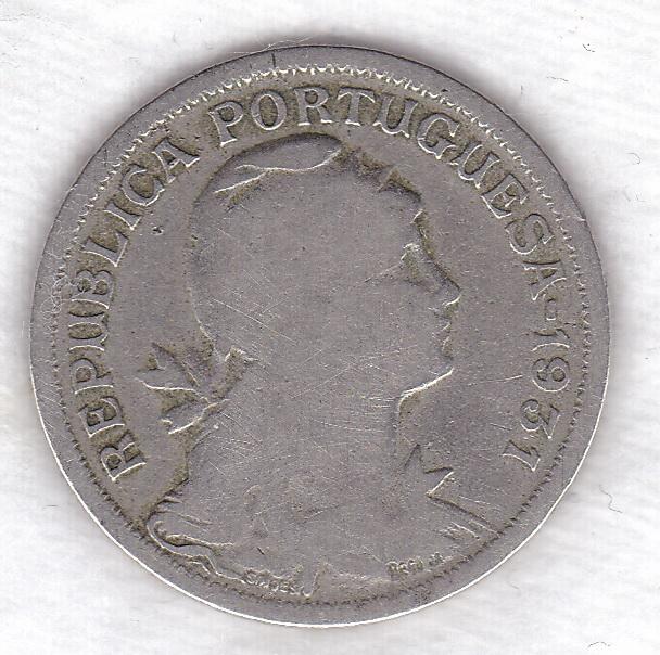 Португалия 50 сентаво 1931 редкие