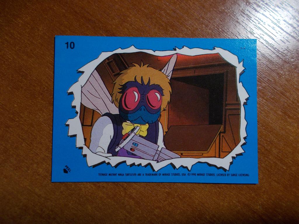 Карточка - Наклейка Черепашки ниндзя от Topps № 10
