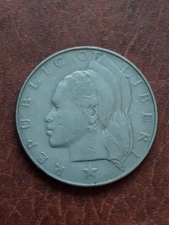 Либерия 1 доллар 1966 КМ 18а.1
