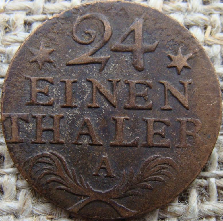 Пруссия королевство 1/24 талера 1782 год (А)