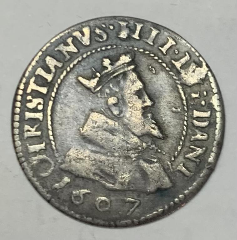 8 скиллингов 1607 года Дания