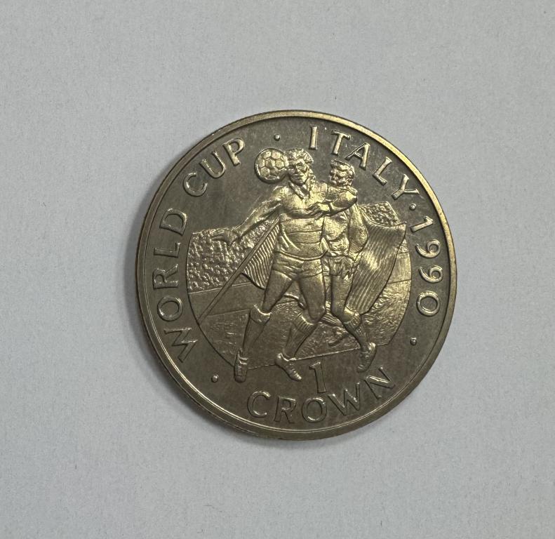 Гибралтар 1 крона 1990 ЧМ футбол Италия