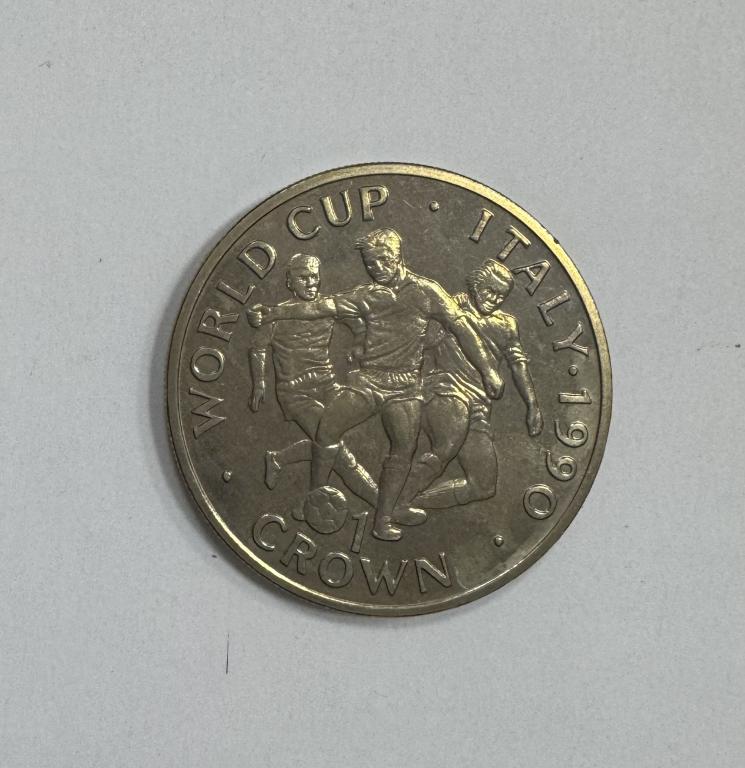 Гибралтар 1 крона 1990 ЧМ футбол Италия