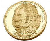 ЮАР. 100 рандов 2003 г. Золото.31.11 гр*0.9999 1,0 oz