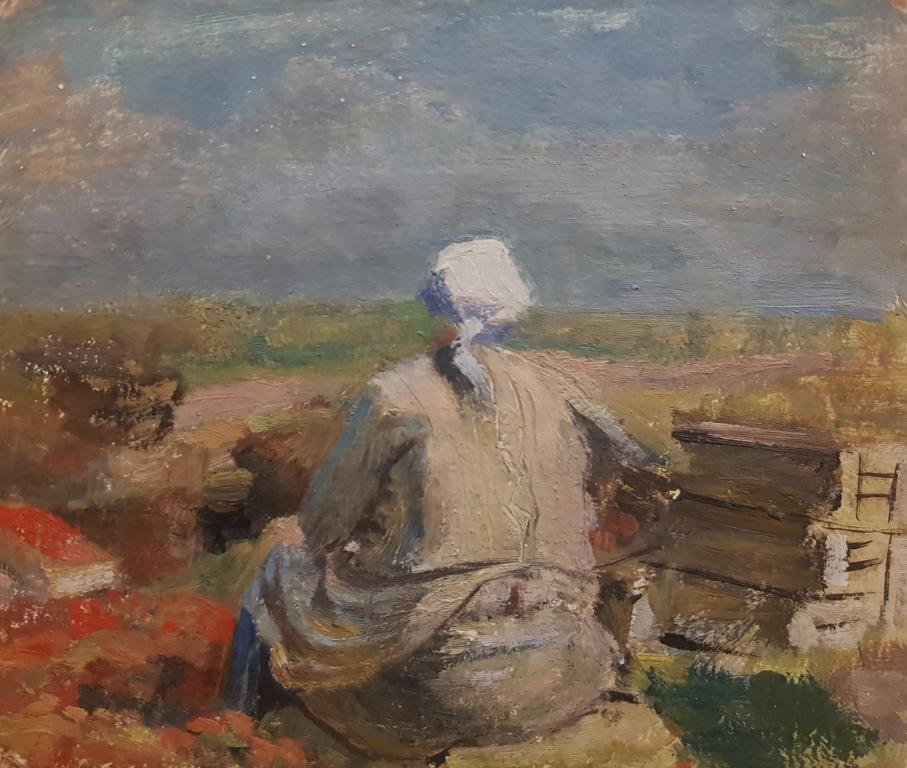 Тарасенко В.В. "Укладка помидор" 1949 г.