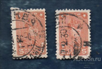 СССР, 1929. 5 коп. красноормеец стандарт В/З цвет