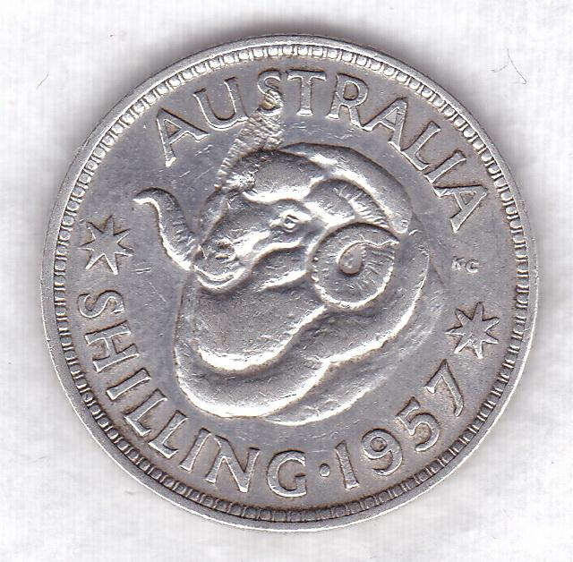 Австралия 1 шиллинг 1957