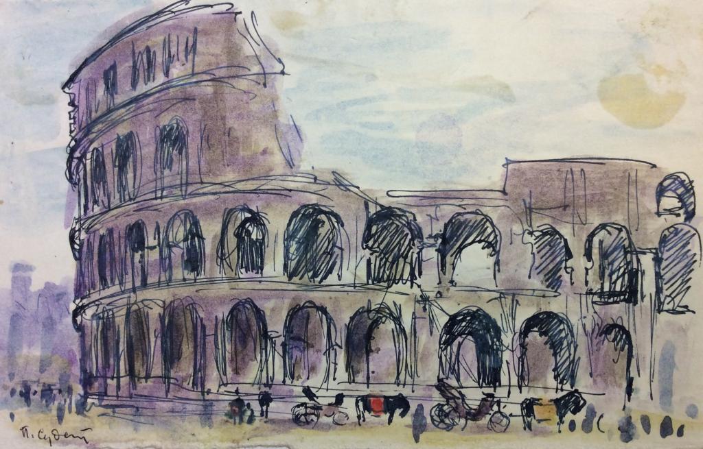 "Рим. Колизей". 1959 г. Судаков П.Ф.