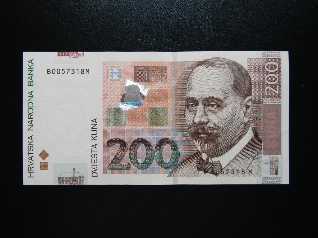 Хорватия - 200 кун 2012г.  UNC.
