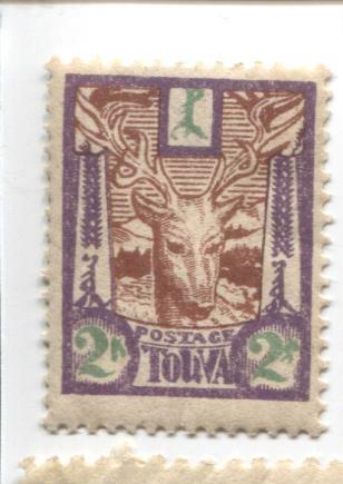 1927.Тува.Этнография.1 марка 2к.*