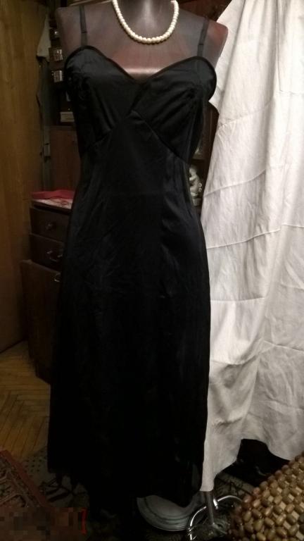 комбинация на тонких бретелях стиль Лолобриджида 