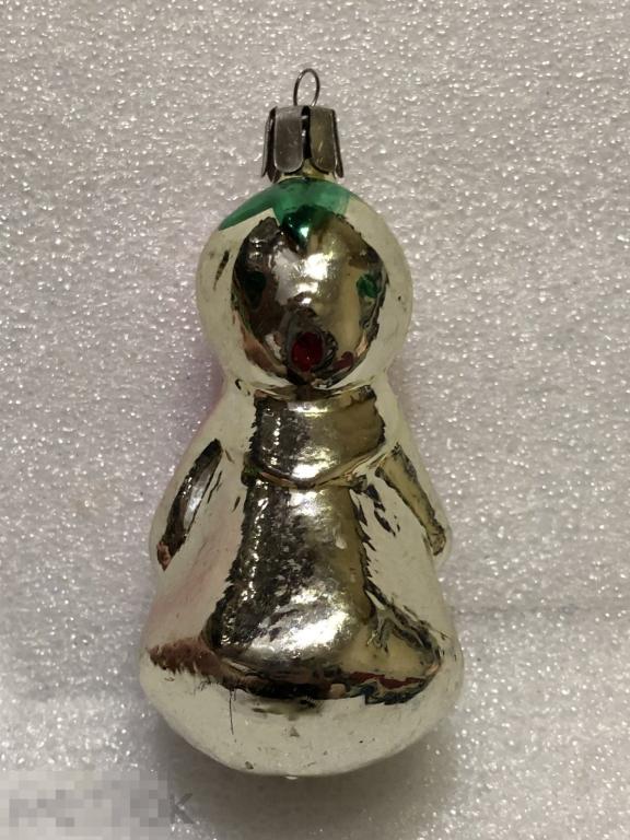 Елочная игрушка *Редиска. Клубничка. Вишенка. Чиполлино*, 7,5 см, подвеска, стекло, фигурка (1706) 