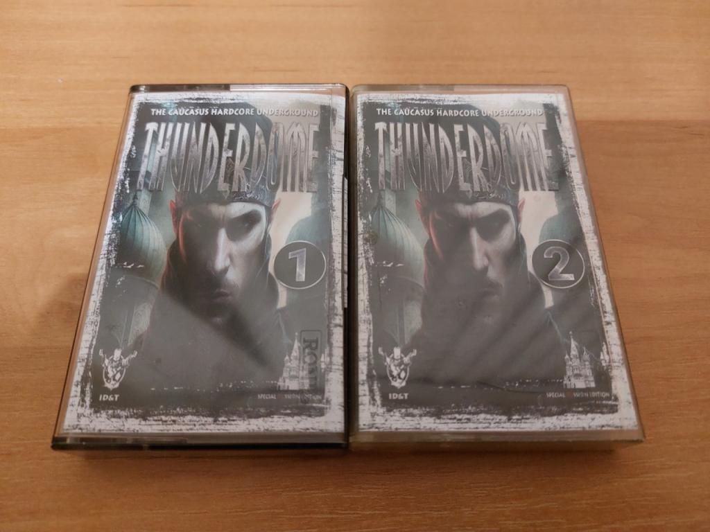 Лот аудиокассет THUNDERDOME - The Caucasus Hardcore Underground 1, 2