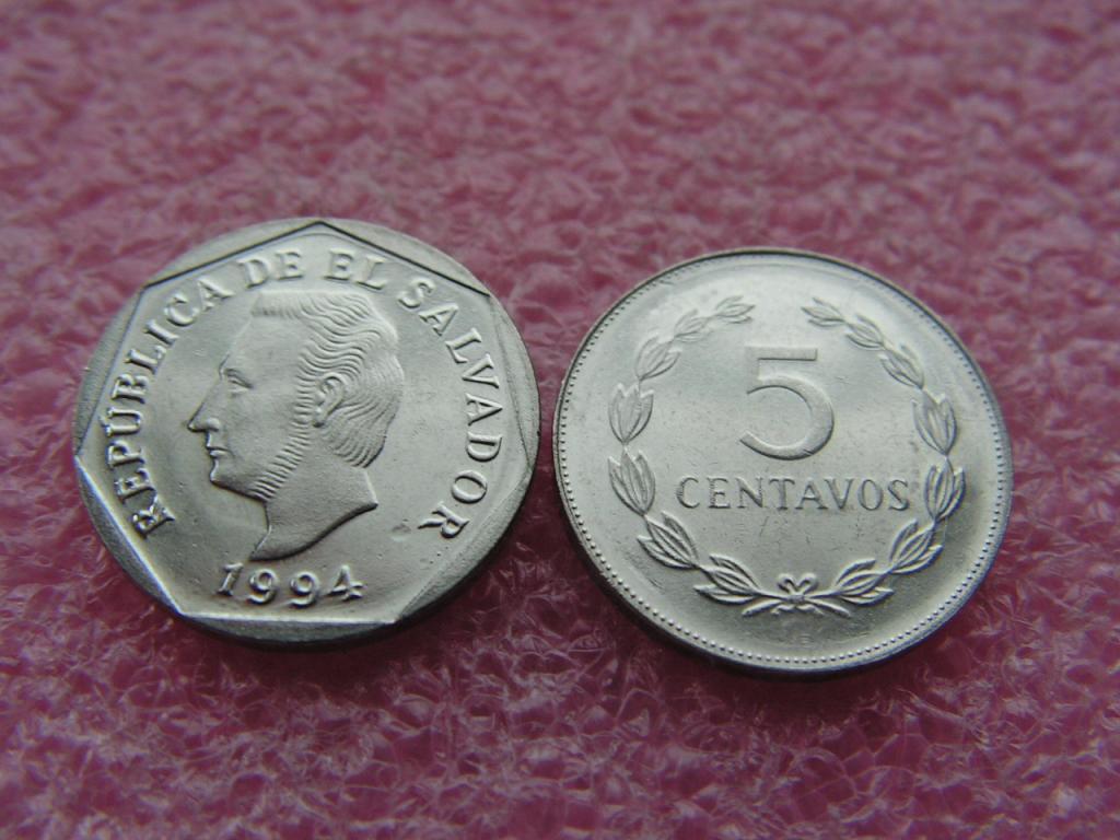 Сальвадор 5 сентаво 1994 unc
