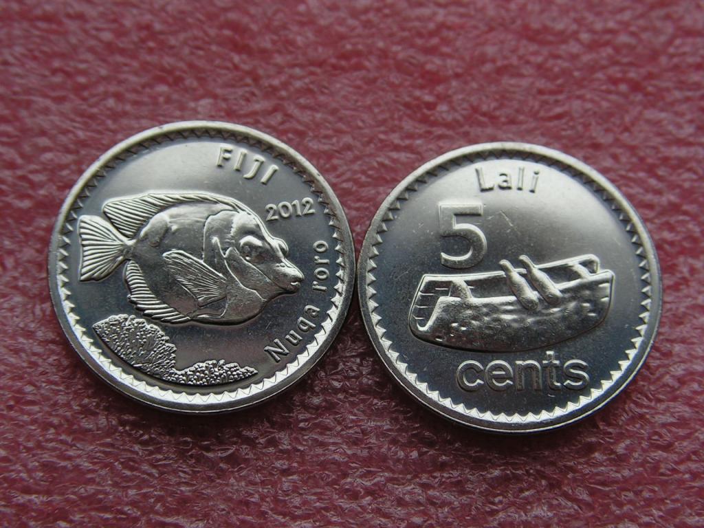 Фиджи 5 центов 2012 unc