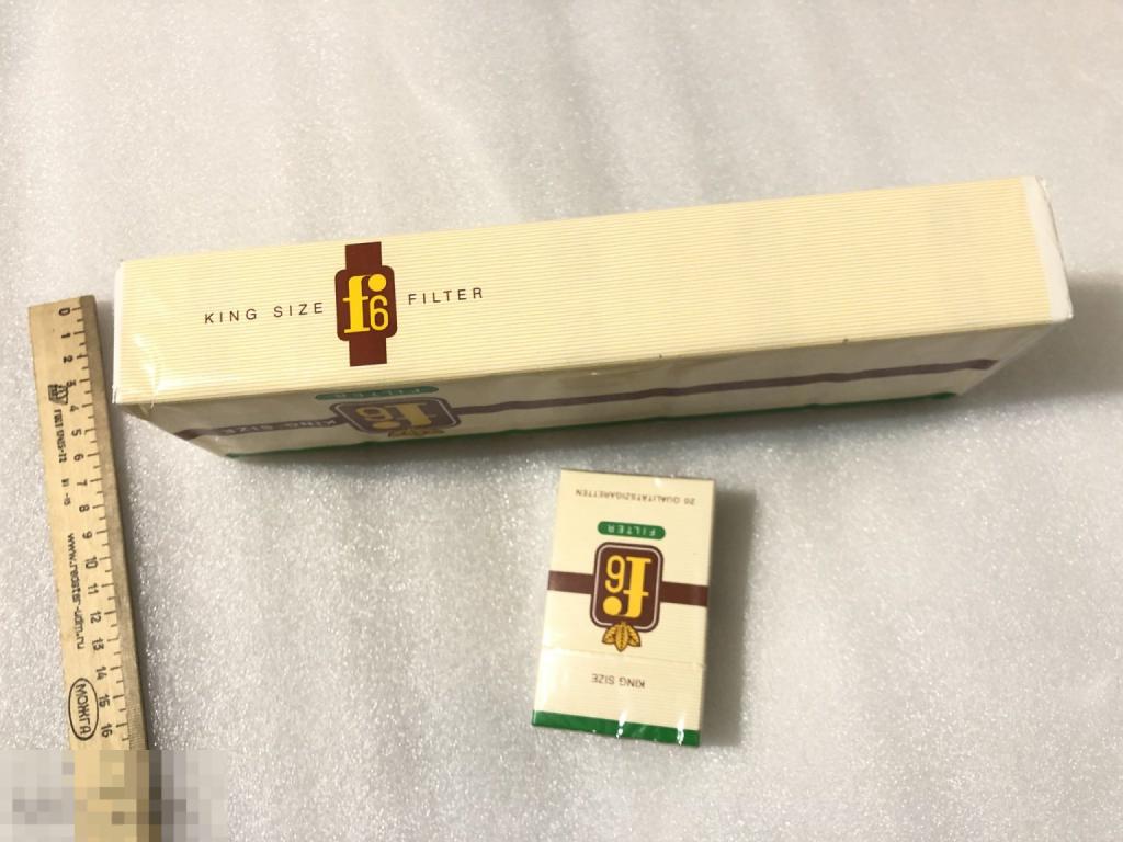 КОЛЛЕКЦИОННАЯ упаковка от сигарет F6 
