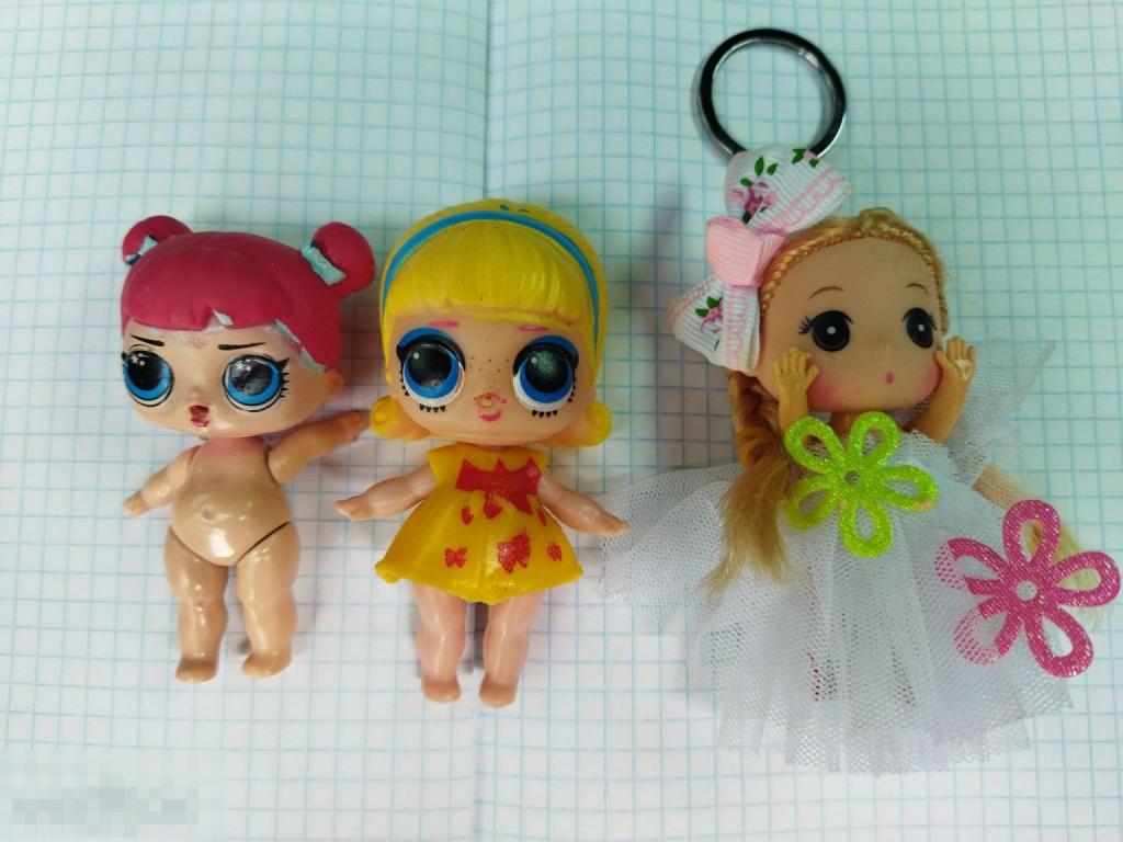 Кукла куклы маленькие 3 шт одним лотом 