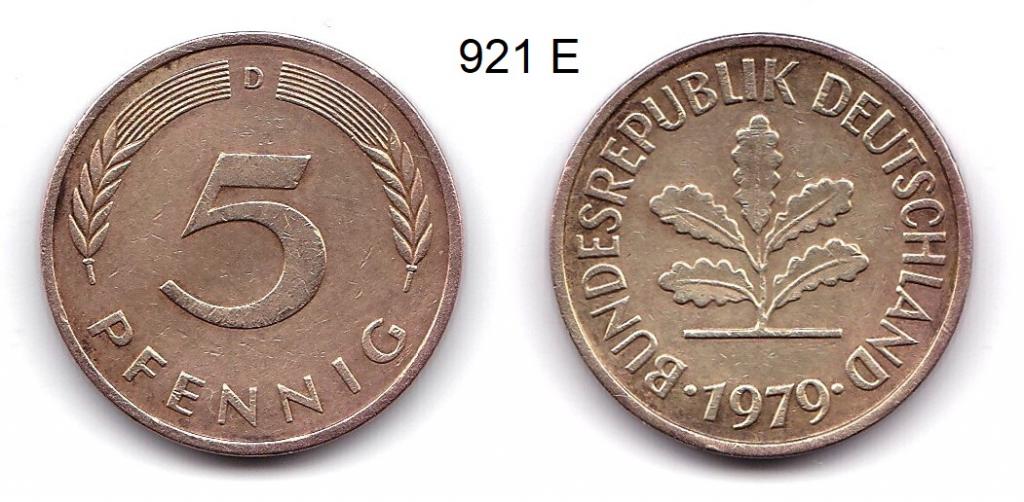 ФРГ. 5 пфеннигов. 1979 год. (D).