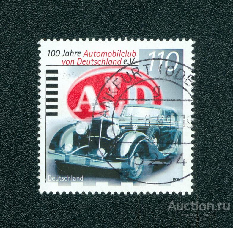 1999 г. ФРГ - Столетие Автомобильного клуба Германии (0516е)
