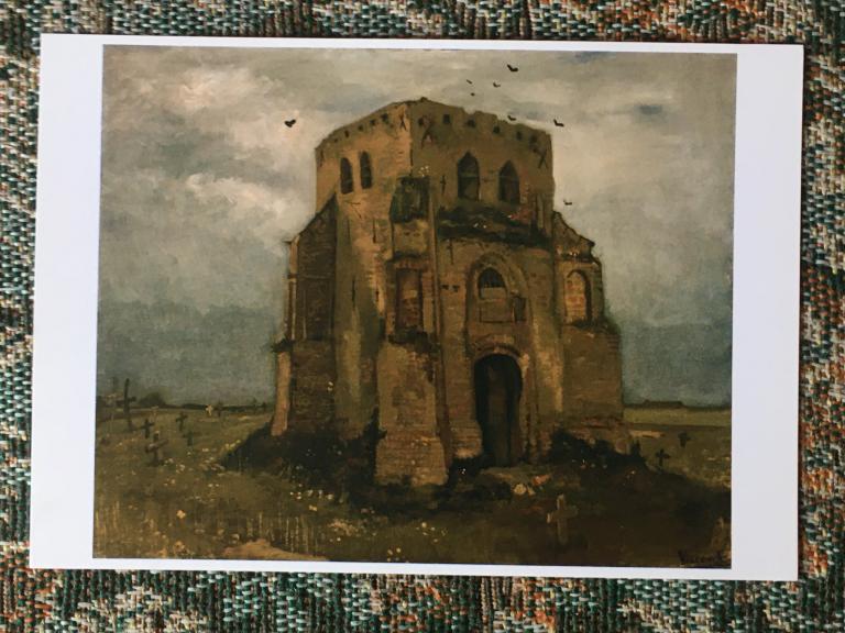 Ван Гог. Старая церковная башня в Нюэнене.