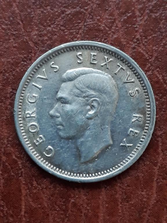 Южная Африка 6 пенсов 1948 КМ 36.1