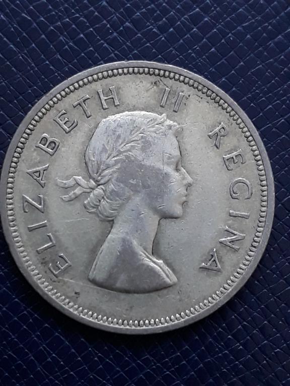 Южная Африка 2,5 шиллинга 1955 КМ 51