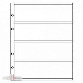 листы для бон банкнот ОПТИМА на 4 боны