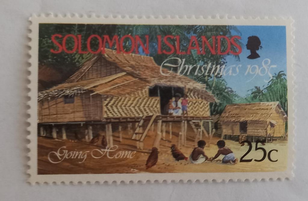 Соломоновы Острова 1984 год Рождество  Сигана, Санта-Исабель MNH