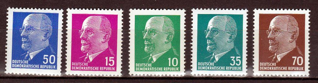 Марки ГДР 1973 В.Ульбрихт Стандарт MNH ** Персоналии