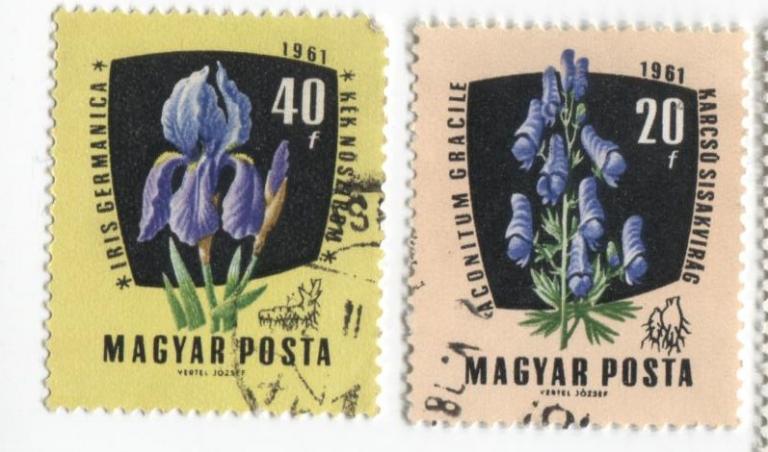 1961 венгрия Лекарственные растени 2м.гаш