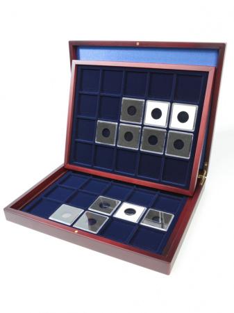 Футляр деревянный Volterra Duo (322х262х50 мм) для 40 монет в капсулах «Quadrum» (50х