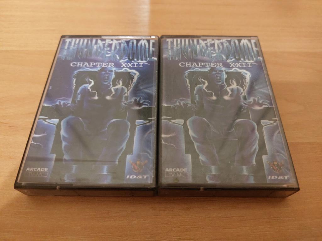 Лот аудиокассет Hardcore Thunderdome - XXII 1, 2