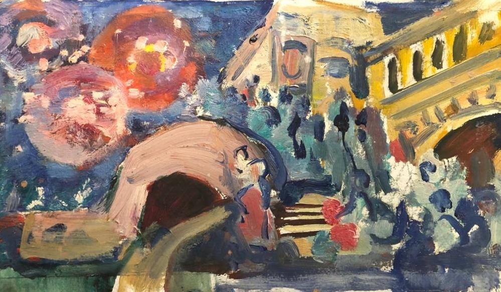 "Праздник в Ленинграде"  1980-е гг. Межиров Ю.А.
