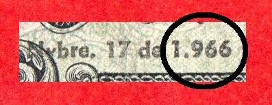 Эквадор, 50 сукре, 1966 – РЕДКИЙ ГОД, ОШИБКА ПЕЧАТИ ГОДА, TL 6163459