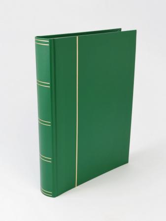 Альбом для марок (кляссер BASIC). A4. 30 листов (60 страниц) из чёрного картона с про