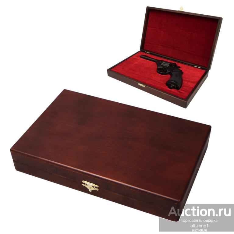 Макет. Пистолет-наган в подарочном футляре DE-1119-BOX