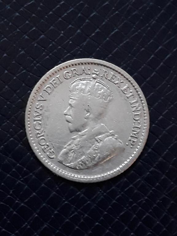 Канада 5 центов 1917 КМ 22