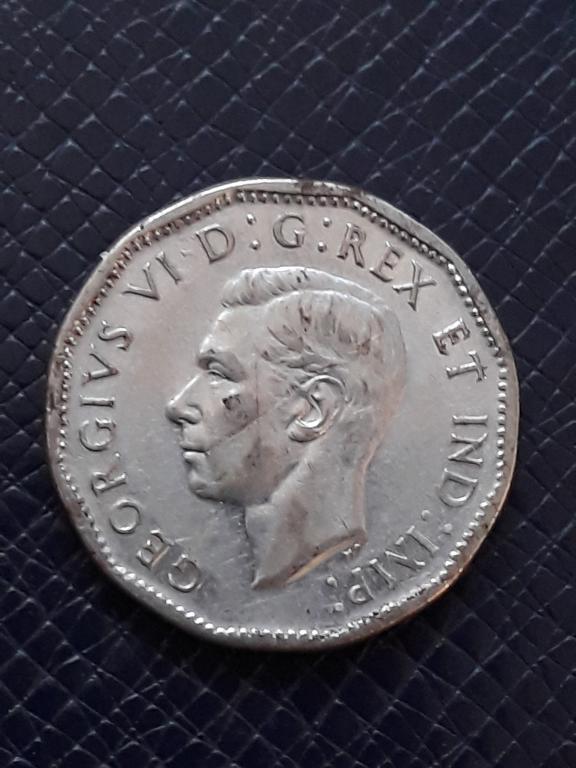 Канада 5 центов 1944 КМ 40а