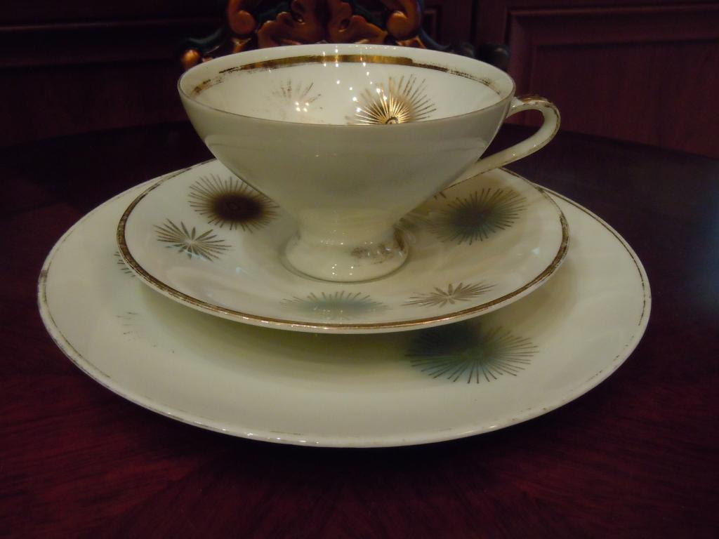 Чайная, кофейная тройка Gebruder Winterling AG, Германия, 1950гг, фарфор