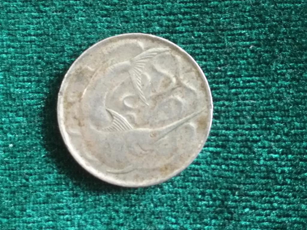 Сингапур 20 центов 1972 г.