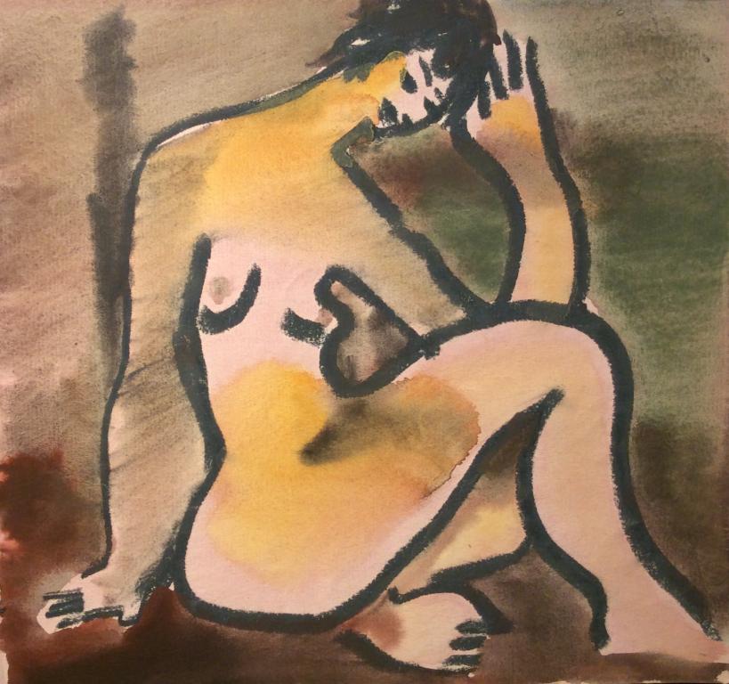 "Обнаженная модель". Ведерников А.С.