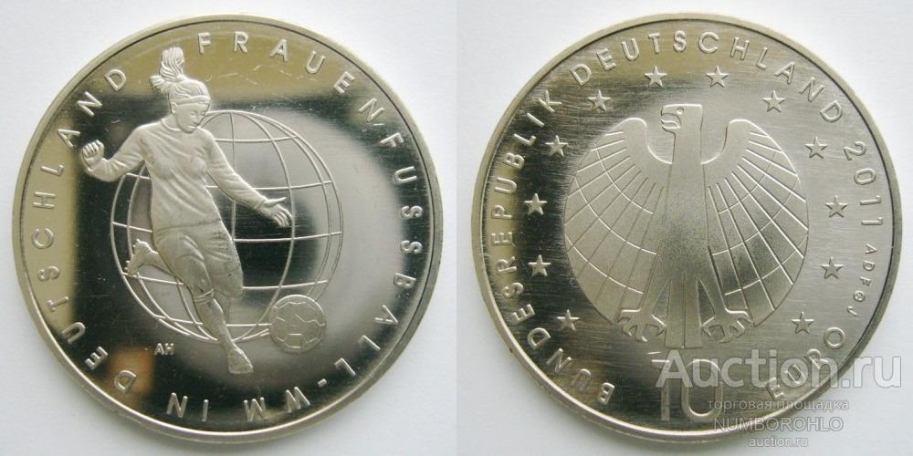 Германия 10 евро, 2011 Чемпионат мира по женскому футболу 2011