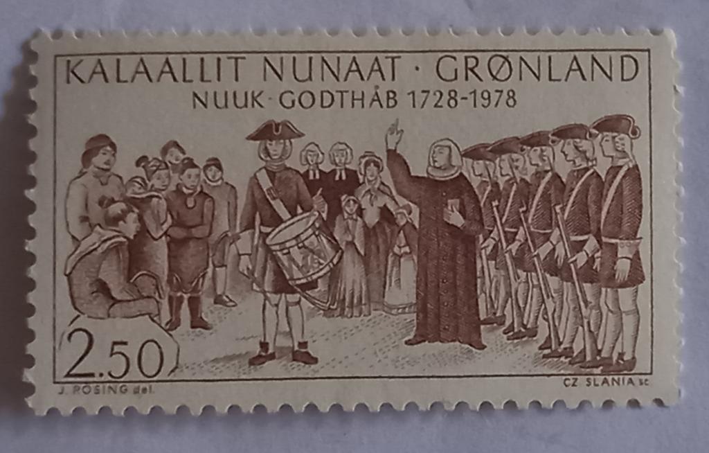 Гренландия 1978 год 250 лет городу Годхобу MNH