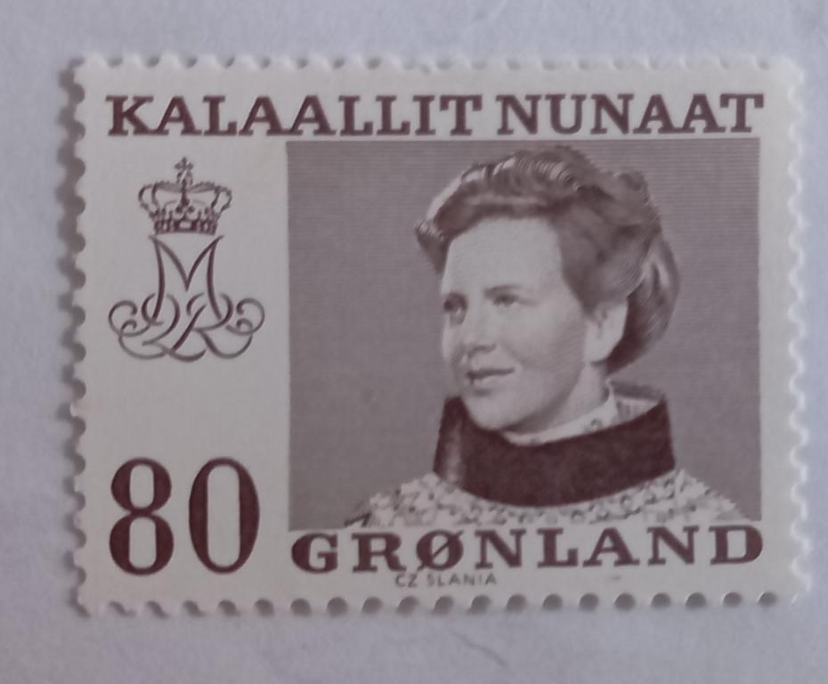 Гренландия 1979 год  Королева Маргрете II MNH
