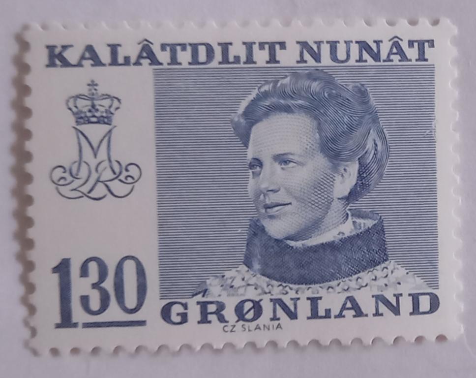 Гренландия 1977 год  Королева Маргрете II MNH