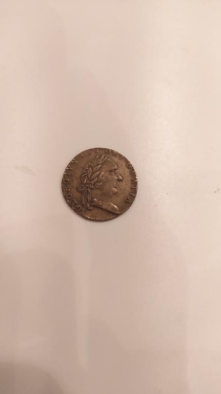 Монета Великобритания Токен(пробник) 1790 года Георг III 1/2 гинеи (Н119)