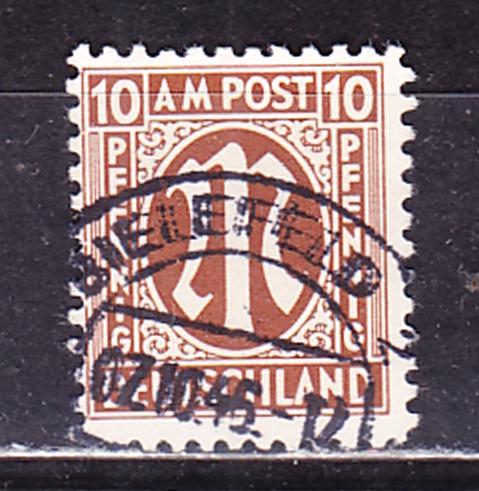 Германия, гаш, 1945-46 г., зубцы 11