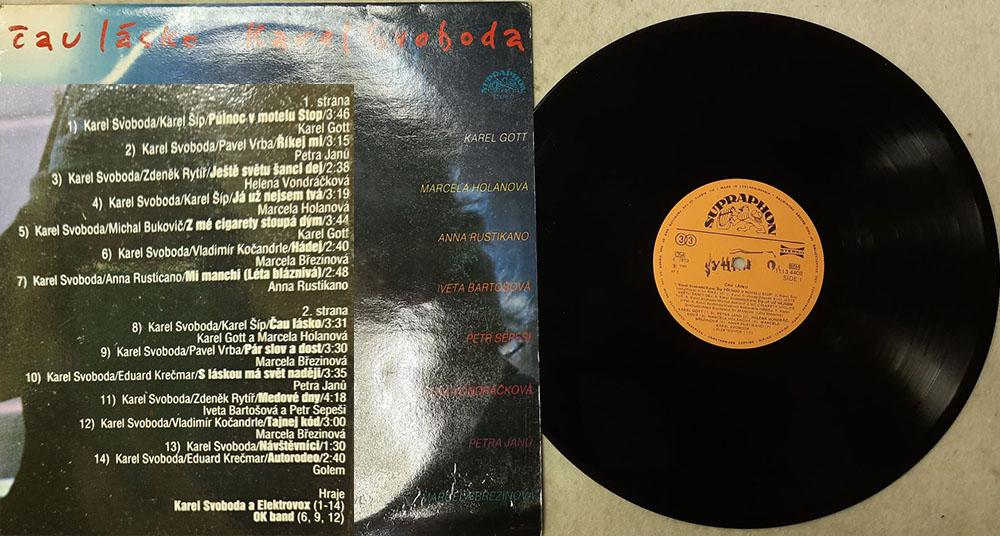 Пластинка виниловая "Cau Lasko. Karel Svoboda" Мелодия 300 мм. (Сост. на фото)