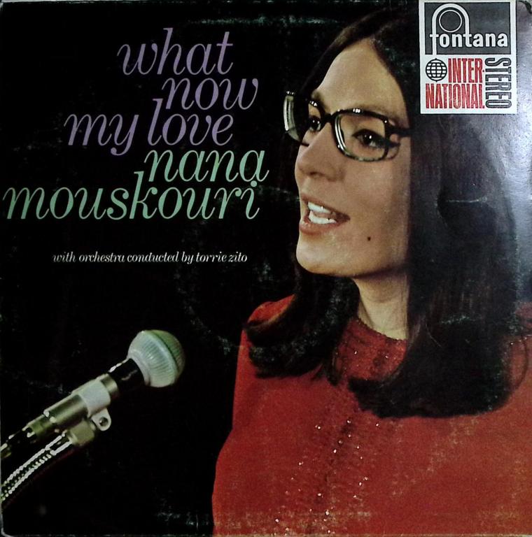 Пластинка виниловая "N. Mouskouri. What now my love" Fontana 300 мм. Excellent
