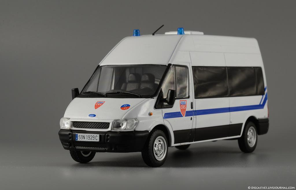 Полицейские машины мира №41 FORD TRANSIT полиция франции